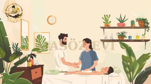 Boyun ve omuz bölgesine odaklı masaj örneği